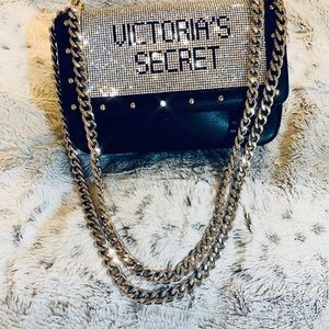 Victoria secret bling chain cross body bag